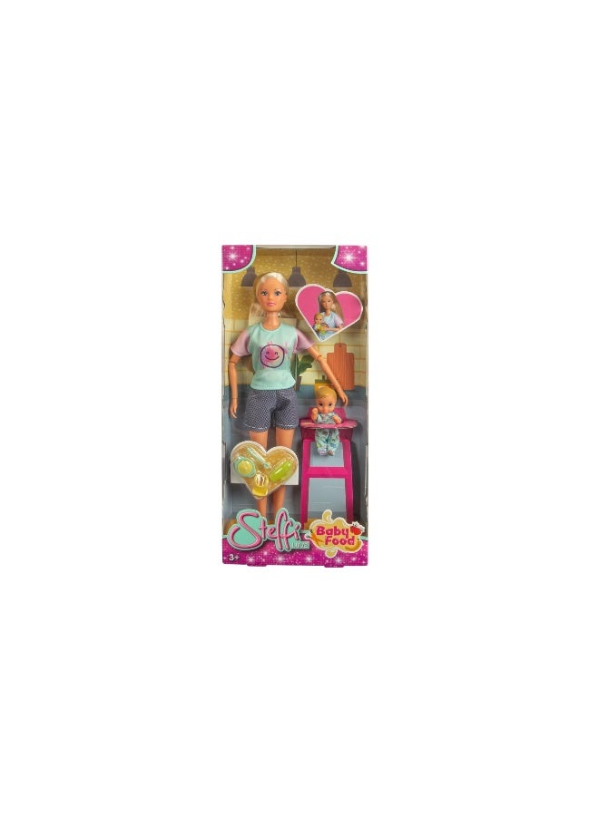 Simba Steffi Love Baby Food Doll Set - Image 1