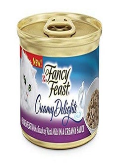 Fancy Feast Fancy Feast Purina, Creamy Delight, Chicken Feast with a Touch of Real Milk in A Creamy Sauce, 3 oz (Pack of 6 cans)  - Image 1