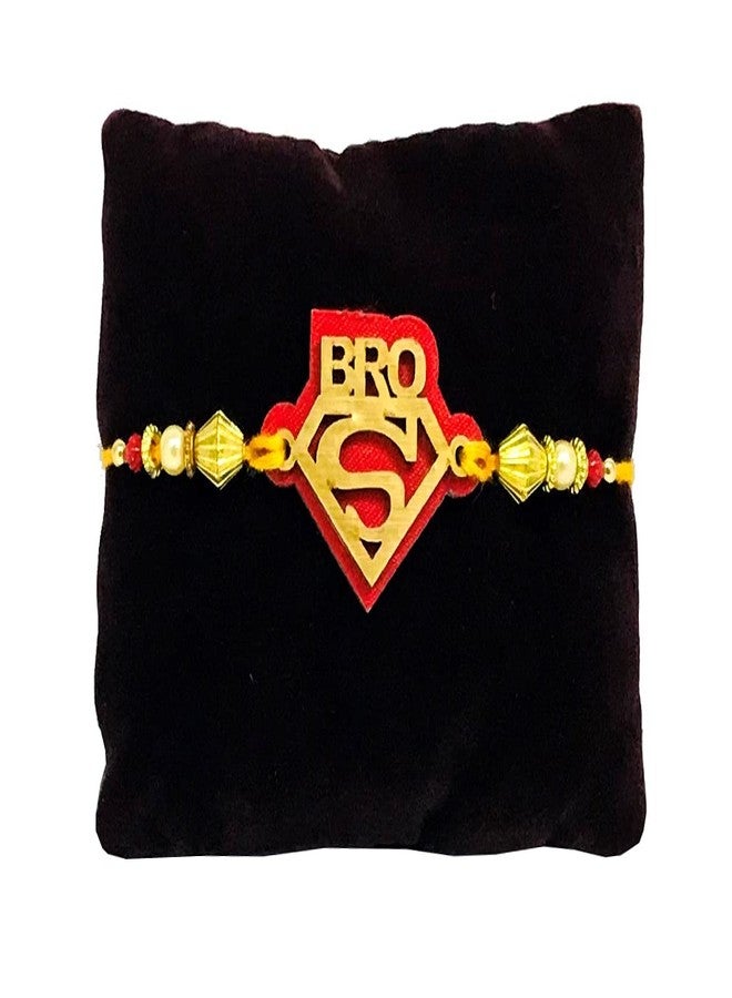 Evisha Super Bro Rakhi For Brother Bhai | Rakhi-222 | rakhi || rakhi set || rakhi for brother || rakhi for brother and bhabhi || rakhi combo || bhaiya bhabhi rakhi || rakhi gifts - Image 2