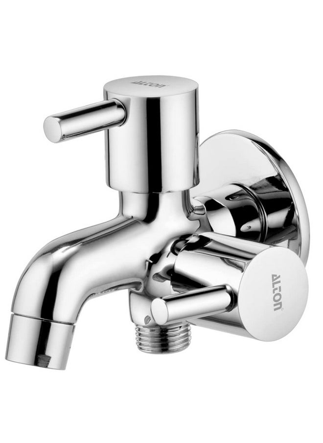 ALTON GRC3715 Brass 2 in 1 Chrome Finish Bib Tap with Wall Flange (Silver) - pzsku/ZFF9CB23BBF0C36A02766Z/45/_/1740982970/e1e9007f-d6f5-4218-9bc0-4fda574a5821