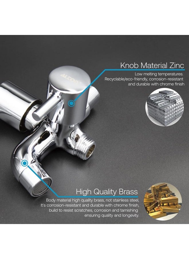 ALTON GRC3715 Brass 2 in 1 Chrome Finish Bib Tap with Wall Flange (Silver) - pzsku/ZFF9CB23BBF0C36A02766Z/45/_/1740982971/3c4bea7d-37e0-4c04-80fe-f2beef737892