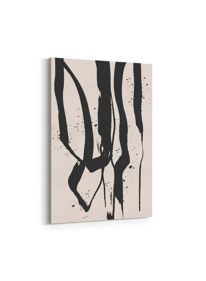 لوحة كانفاس على إطار خشبي بتصميم نمط فني حديث - Image 4