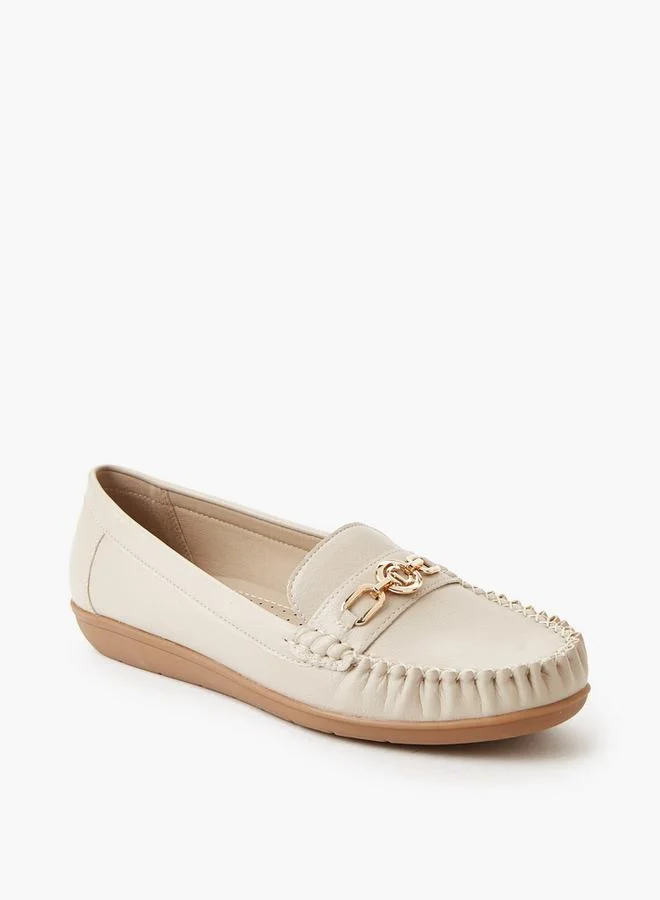 Le Confort Le Confort Flat Shoe Slip On Upper Embellish Metal