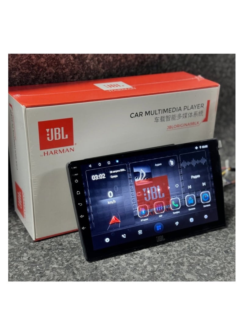 10 Inch JBL Android Car Stereo 4GB RAM 64GB Memory With 360D Panoramic Camera Included Compatible Apple Carplay Android Auto Wireless WiFi Bluetooth Radio QLED Touchscreen