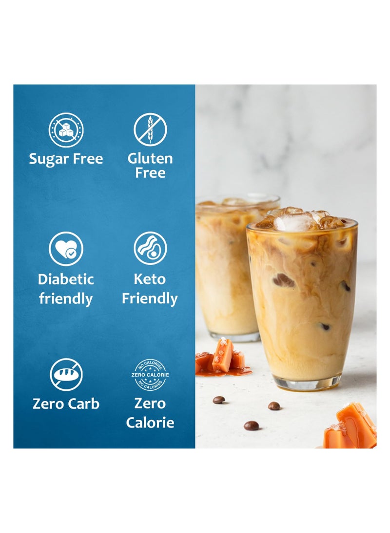 Syruvia Syruvia Sugar-free Salted Caramel - 750 ml Premium Coffee Flavoring Syrup. 0 Calories, Kosher, and Gluten-Free. Perfect for Drinks, Sodas, Shakes, Desserts, and More With Pump  - Image 3