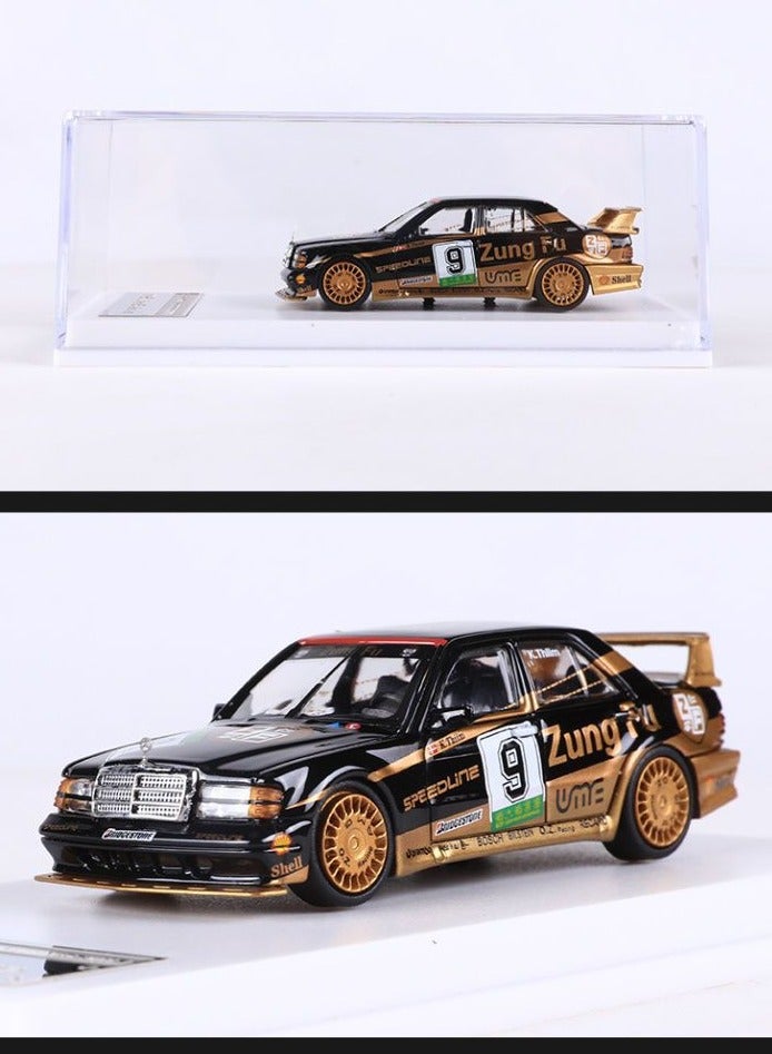 1:64 Mercedes-Benz 190e W201 2.5-16 Evolution Racing Alloy Car Model, Exquisite Craftsmanship, A Must-Have for Classic Racing Enthusiasts  - Image 2