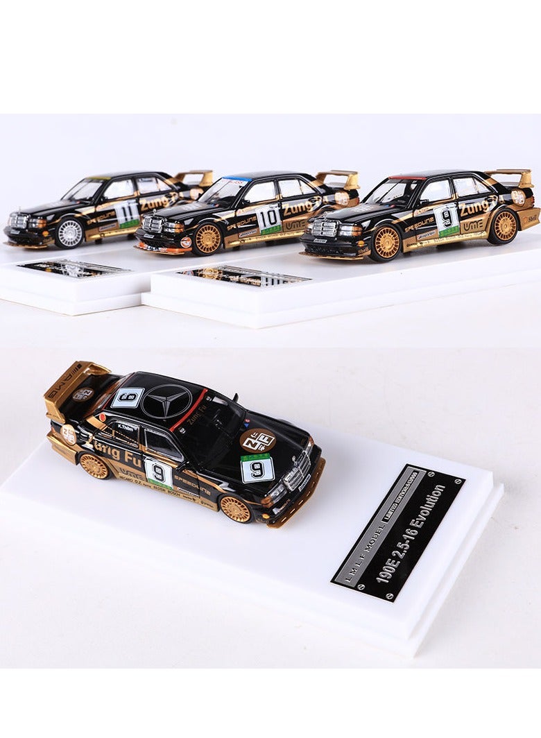 1:64 Mercedes-Benz 190e W201 2.5-16 Evolution Racing Alloy Car Model, Exquisite Craftsmanship, A Must-Have for Classic Racing Enthusiasts  - Image 3