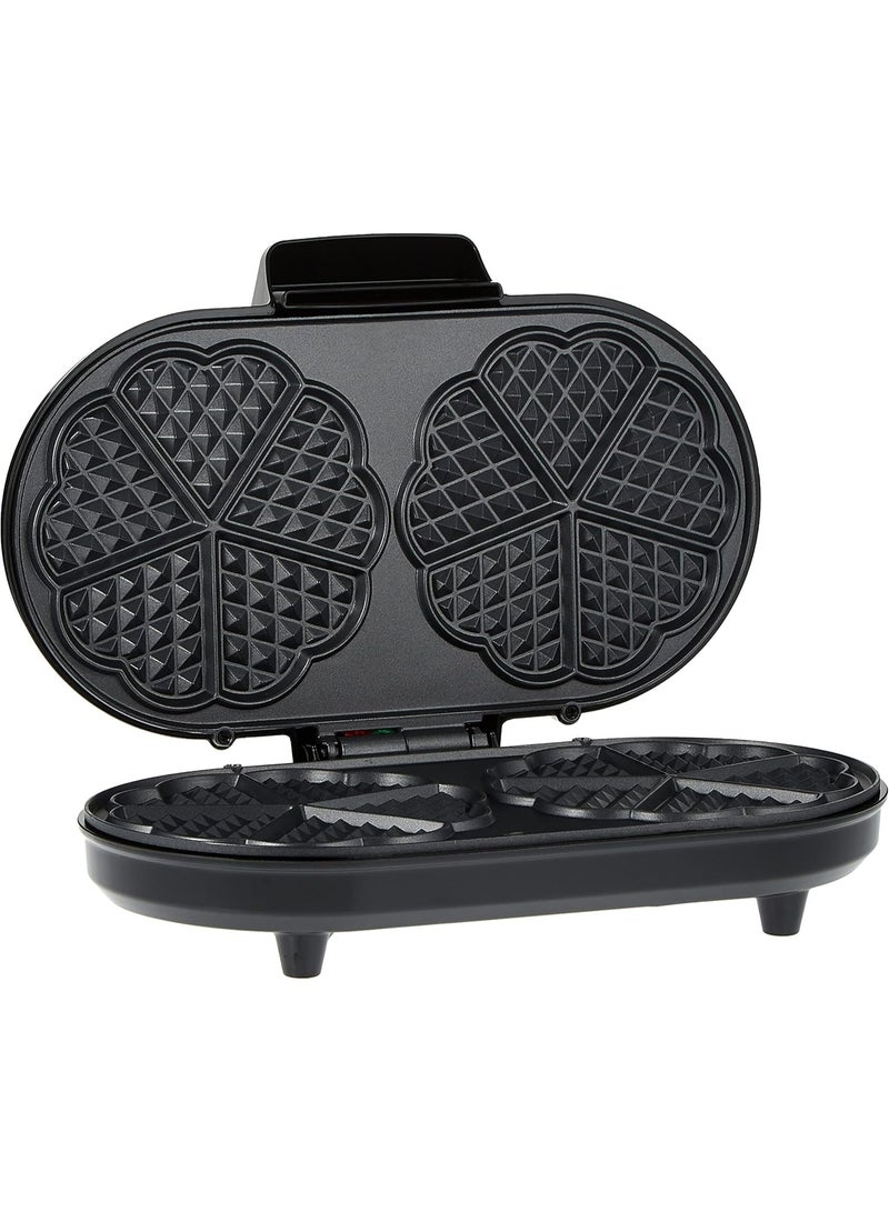 Sachi Heart Shape Waffle Maker, Automatic Thermostat Control, Non-Stick Plate - Image 2