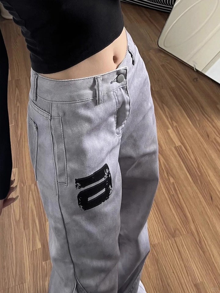 Unisex Casual Daily Denim Jeans - Image 1