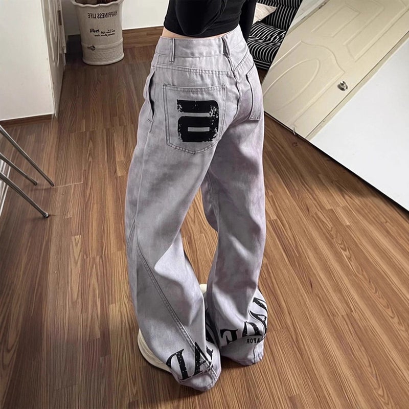 Unisex Casual Daily Denim Jeans - Image 2
