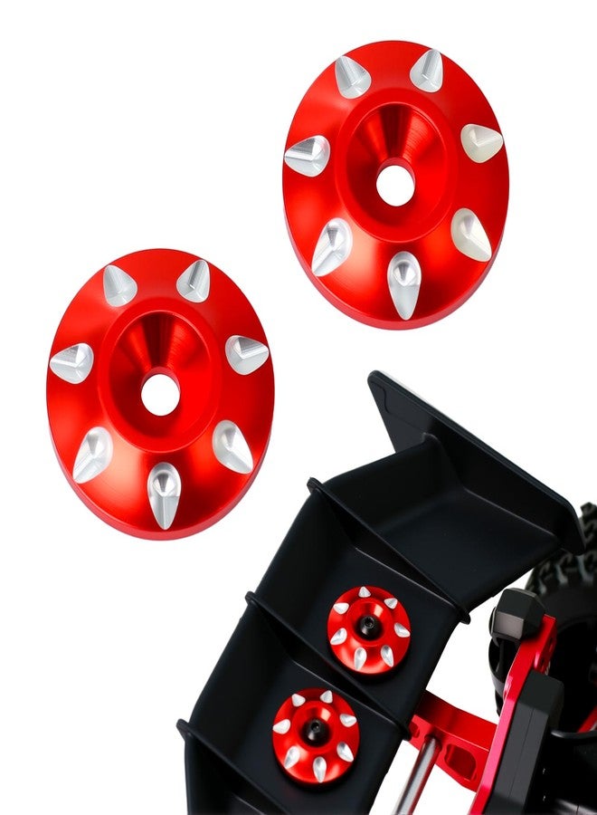 POLANTA 2Pcs Universal Metal RC M3 Rear Tail Wing Washer Fixed for 1/10 RC Off Road Buggy Monster Truck Racing Dift Car - Image 1