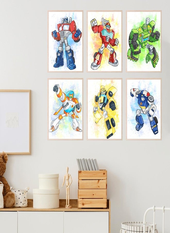 BigWig Prints Transformers Prints - Set of 6 Wall Art Decor (8 inches x 10 inches) Photos - Image 4