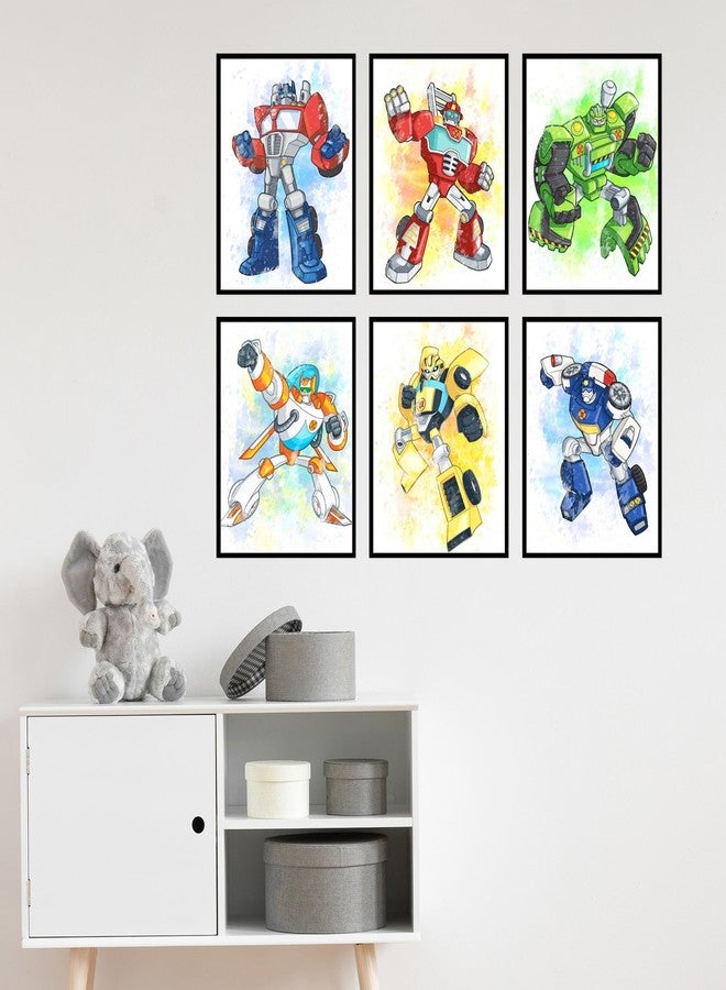 BigWig Prints Transformers Prints - Set of 6 Wall Art Decor (8 inches x 10 inches) Photos - Image 5