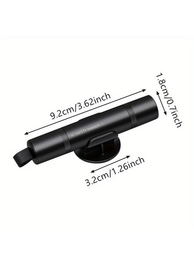 2pcs Car Safety Hammer Set Emergency Escape Tool With Window Breaker And Seatbelt Cutter Durable ABS Material Compact Design For Vehicle Emergency Red - Image 2