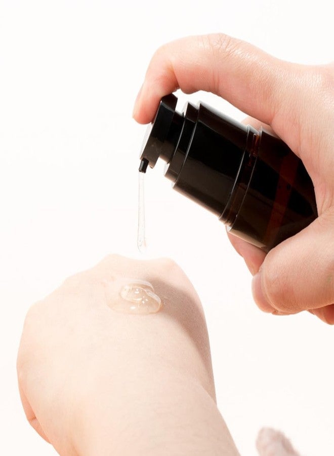 Elandy 2Pcs 120ml/4oz Brown Plastic Airless Lotion Pump Bottles with Black Pump Top Empty Refillable Vacuum Cosmetic Dispenser Travel Container for Shampoo Liquid Toiletry - Image 3