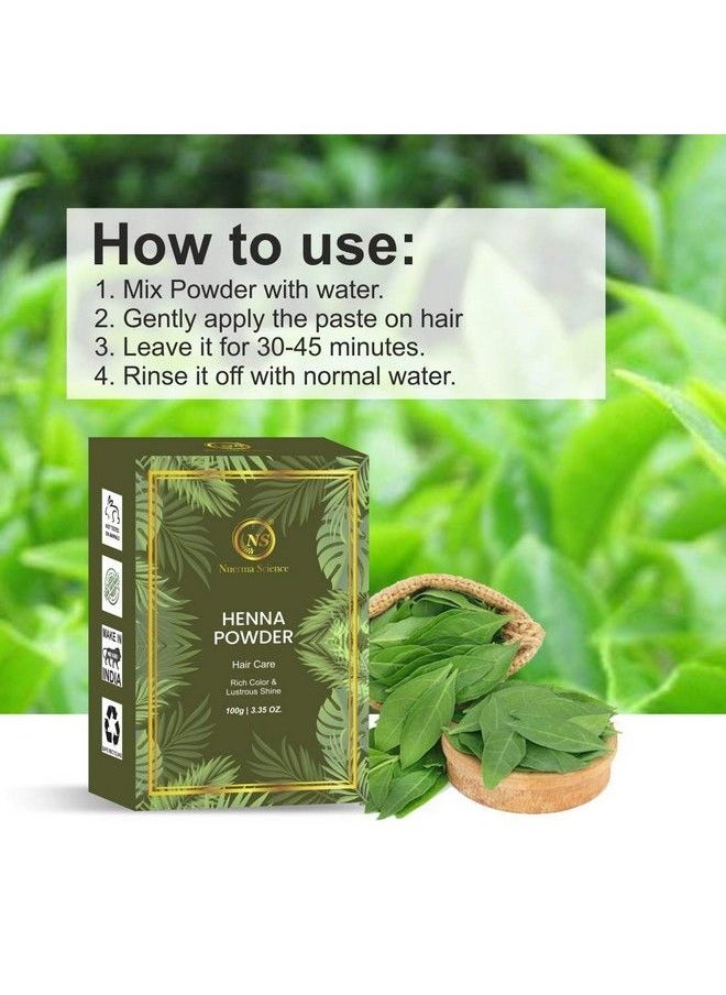 Nuerma Science - Henna Powder Mehndi For Hair & Hand 100 Gm - Image 1