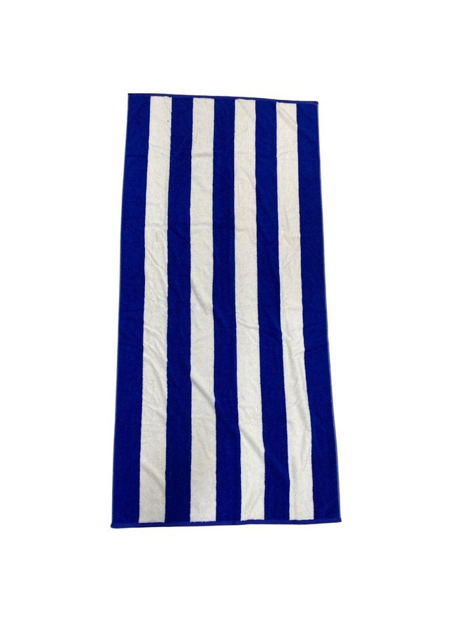 توالا بشكير بحر توالا, مقلم ازرق في ابيض , قطن 100% ,ذو امتصاص عالي 100*200 - Image 3