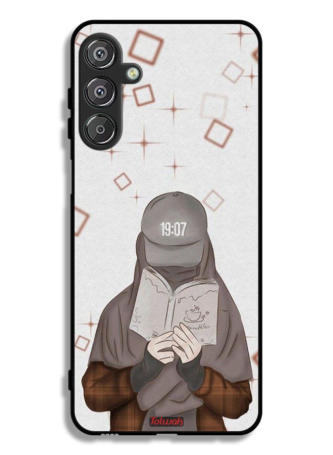 Tolwak Samsung Galaxy F36 Protective Case Cover Girl Reading Art