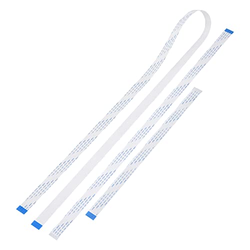 Chazcool Flexible Flat Cable, 3 Pcs 15 Pin 30cm 50cm 100cm Long Extension FFC Flexible Flat Ribbon Cable Compatible for Pi Module Camera - Image 1