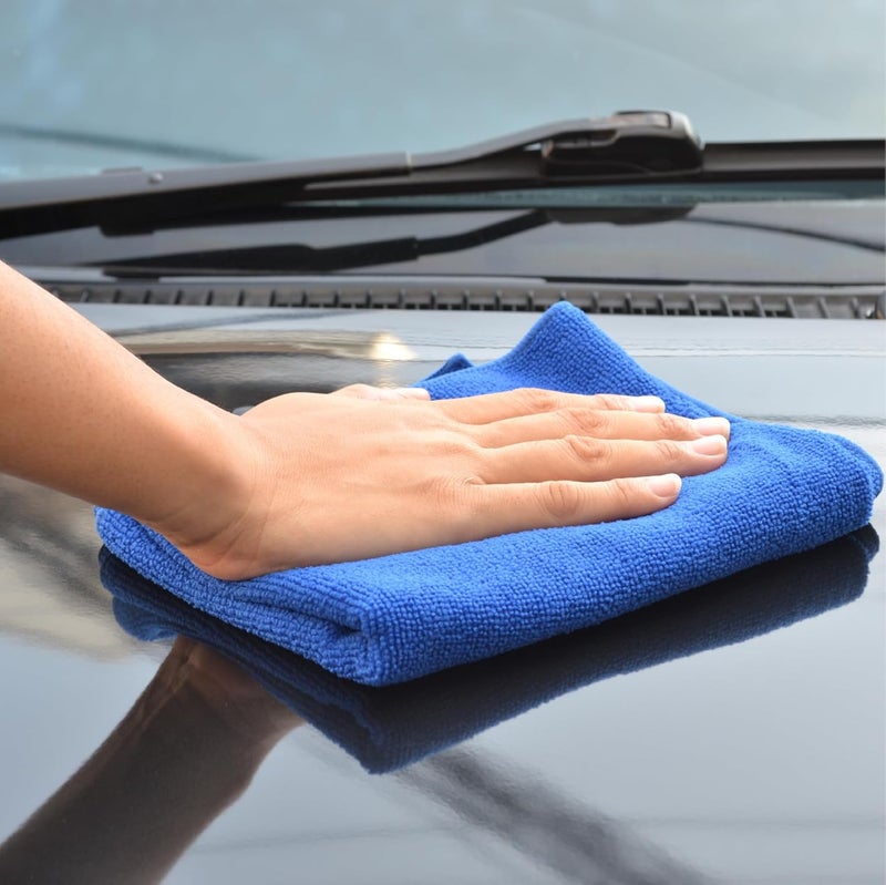 Formula 1 Super Dry Microfiber Drying Towel - Double Thick & Quick Dry - Extra Large - 24" x 24" - Image 3