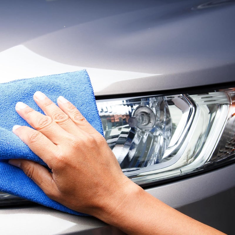Formula 1 Super Dry Microfiber Drying Towel - Double Thick & Quick Dry - Extra Large - 24" x 24" - Image 2