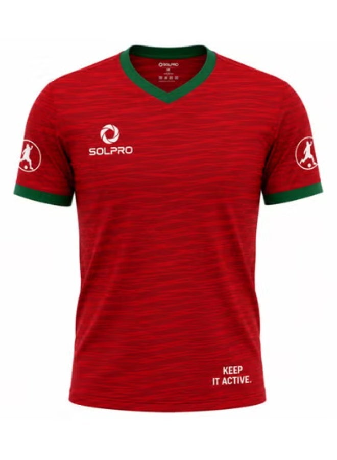SOLPRO قميص مشجعي كرة القدم من SOLPRO للرجال والنساء | قميص مطبوع للبرتغال - Image 1