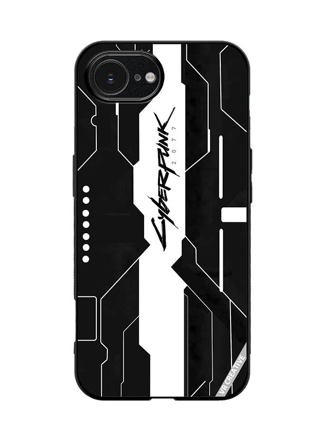 VR CREATIVE Protective Case Cover For Apple iPhone 16e Cyberpunk Design Multicolour