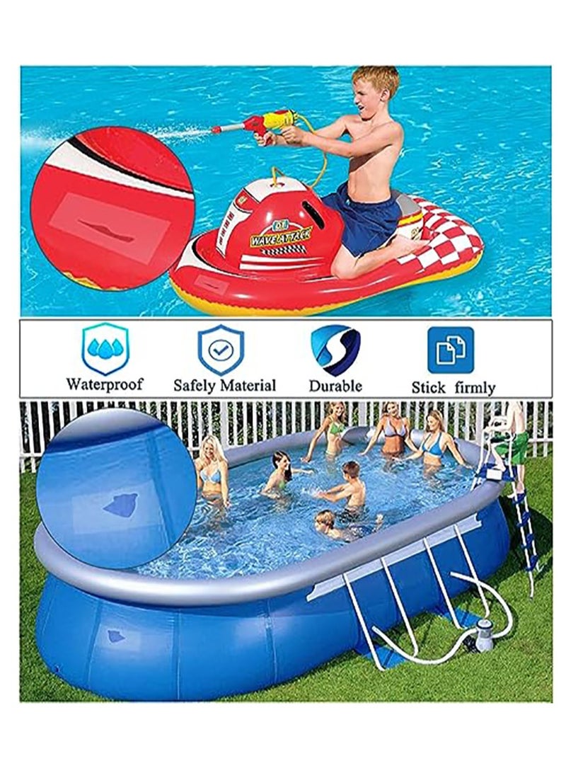 Excefore طقم إصلاح رقعة بركة TPU 7 سم * 200 سم شريط إصلاح مقاوم للماء للمرتبة الهوائية والخيمة القابلة للنفخ وبركة السباحة وبيت القفز وقماش المظلة وطفايات البركة والأنابيب وسرير الهواء - Image 5