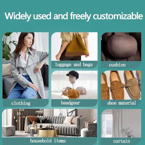 BloomSesame Microfiber Fabric by The Yard, 200GSM, 65" Width (2 Yard, 72" x 65") Ideal for Sewing, Upholstery Applications, Drapery, Bedding, Pillows, Travel, Camping, Beach Towel and Other DIY - Image 2
