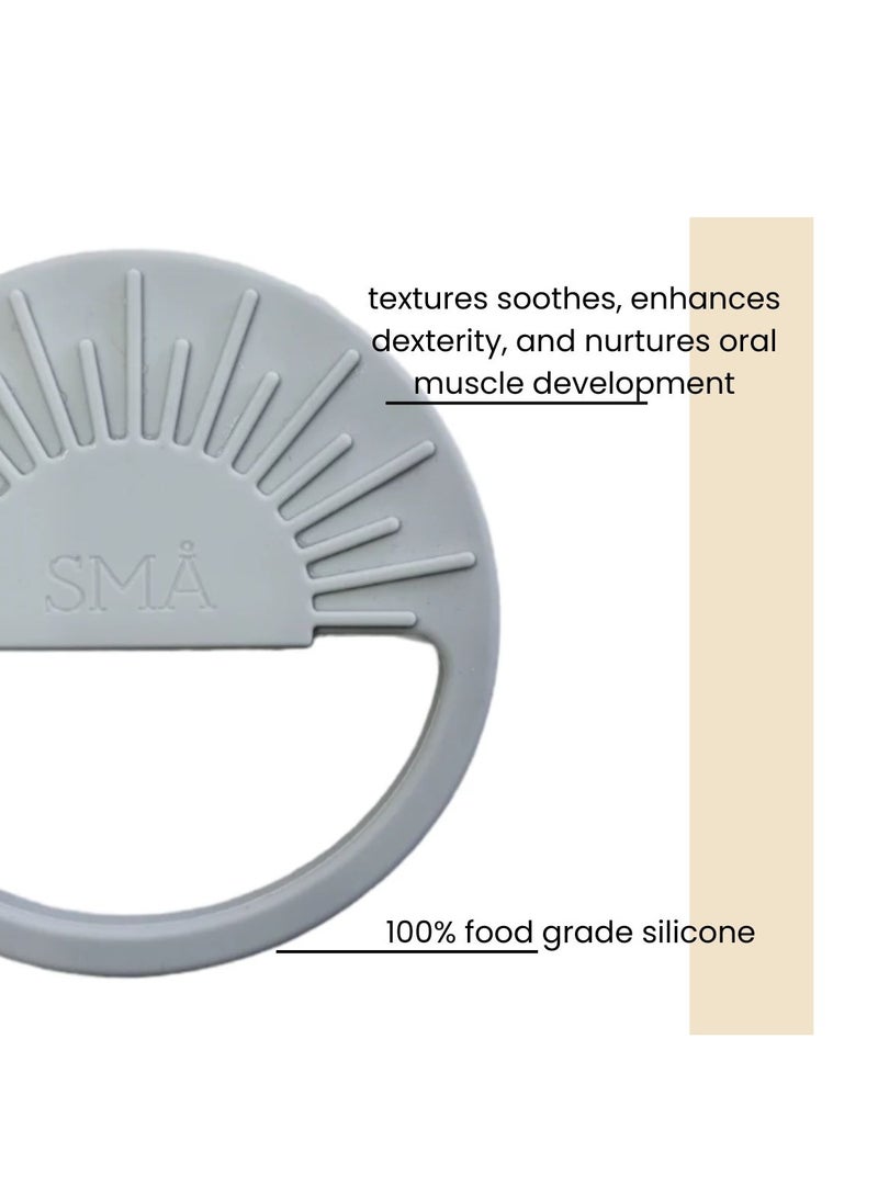 SMA Baby Sun Teether Teething Toys for Babies-Teething Toy Silicone BPA Free Anti-Dropping Infant Teether Pacifiers Chew Toys for Sucking Needs and Soothing Babies Sore Gums - Image 2