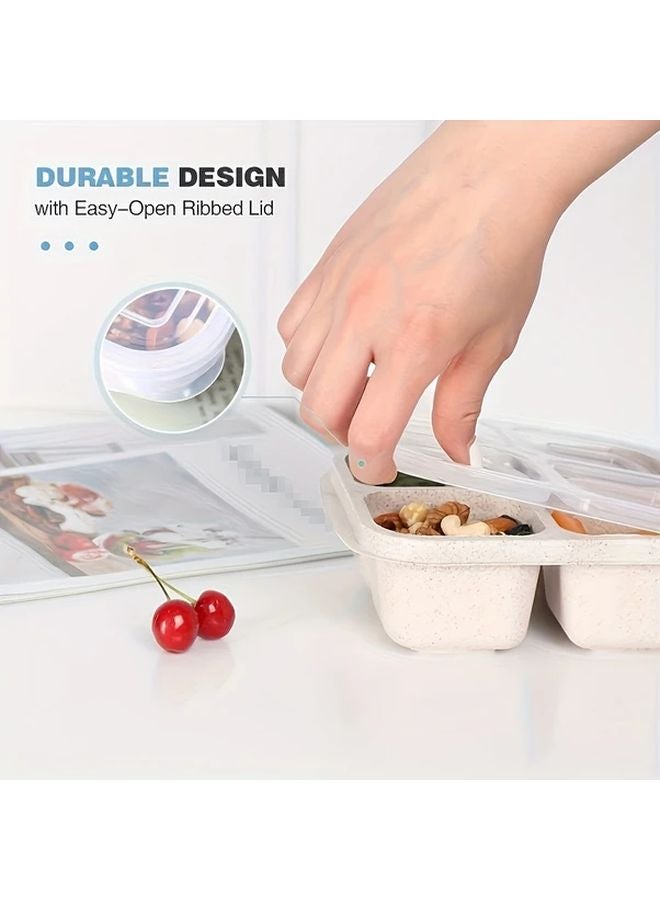 Purple BPA Free Reusable Snack Container Lunch Box For Meal Prep Work School - Image 5