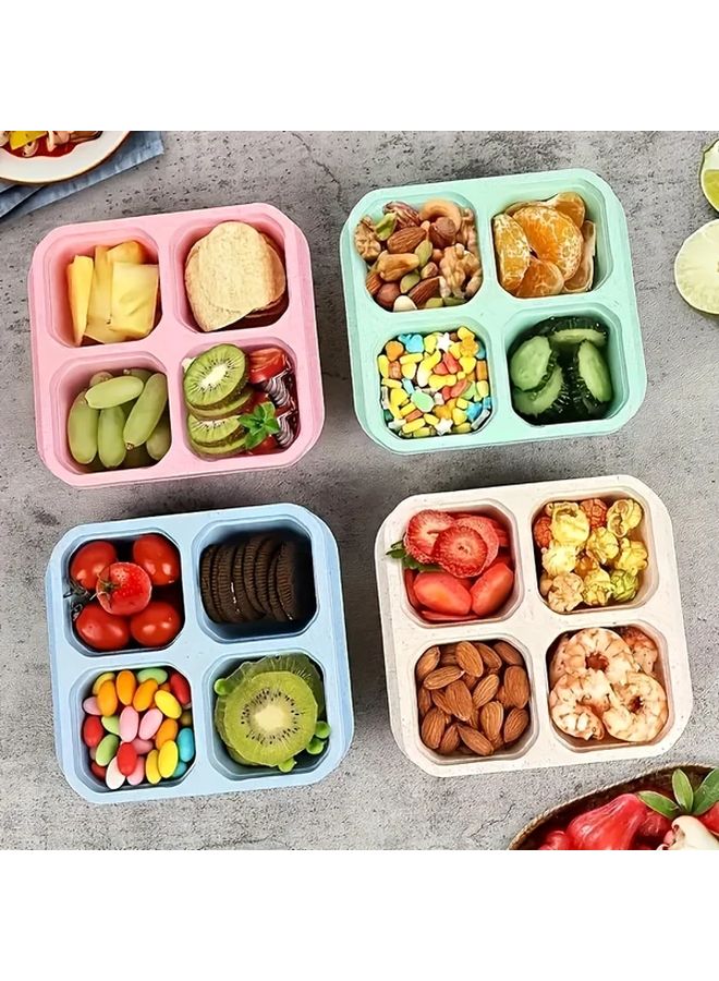 Purple BPA Free Reusable Snack Container Lunch Box For Meal Prep Work School - Image 2