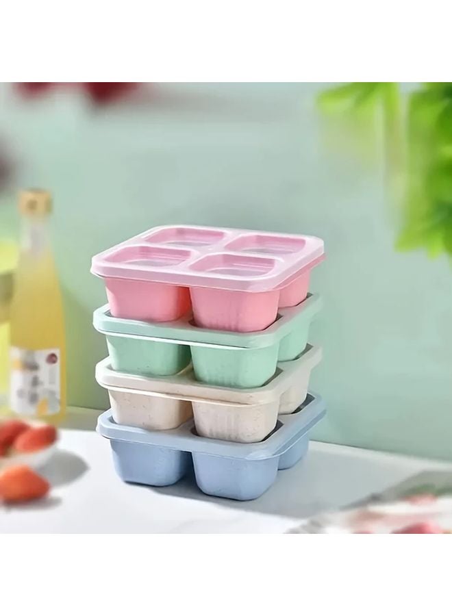 Purple BPA Free Reusable Snack Container Lunch Box For Meal Prep Work School - Image 1