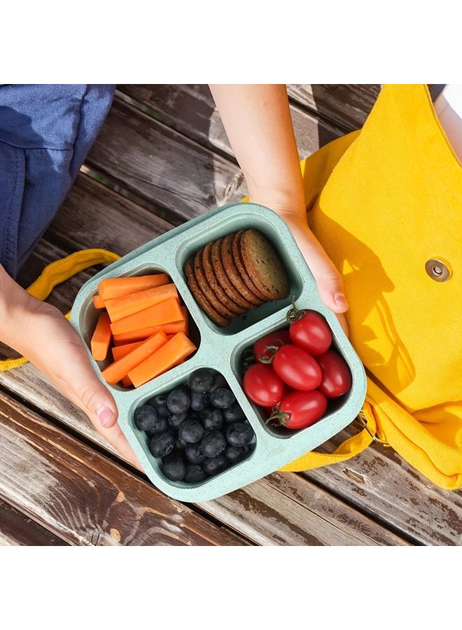 Purple BPA Free Reusable Snack Container Lunch Box For Meal Prep Work School - Image 4