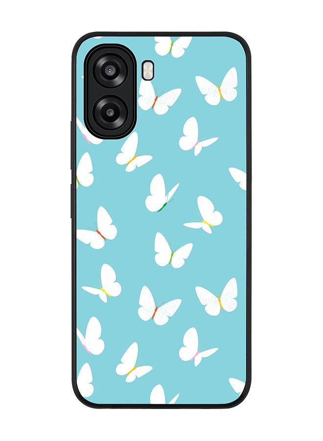 Stylizedd For Oppo A6t 5G / A6t 4G Case,Slim fit Camera Protection, Shockproof Thin Phone cover  - Fluttering Butterfly - Image 1