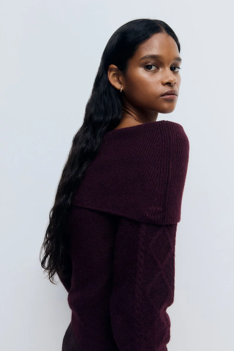 H&M Off-the-shoulder jumper