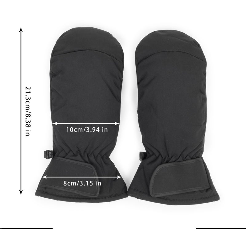 OVOY Winter Ski-Gloves for Women Men - Outdoor Warm Waterproof Windproof Snowboarding Mittens for Cold Weather - Image 2
