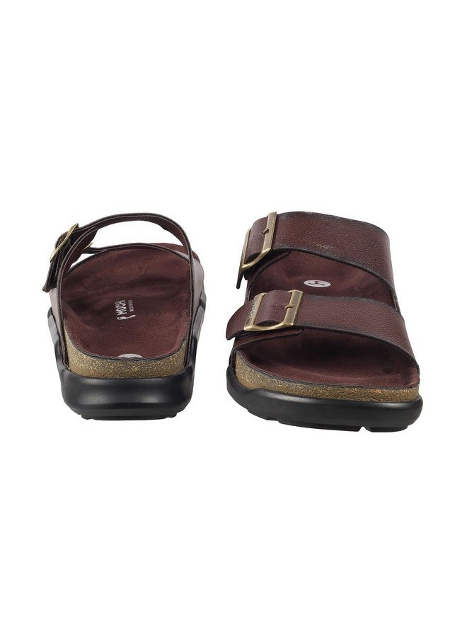 موتشي نعال موتشي الجلدية للرجال باللون البني (مقاس (9 المملكة المتحدة (43 الاتحاد الأوروبي)) - Image 5