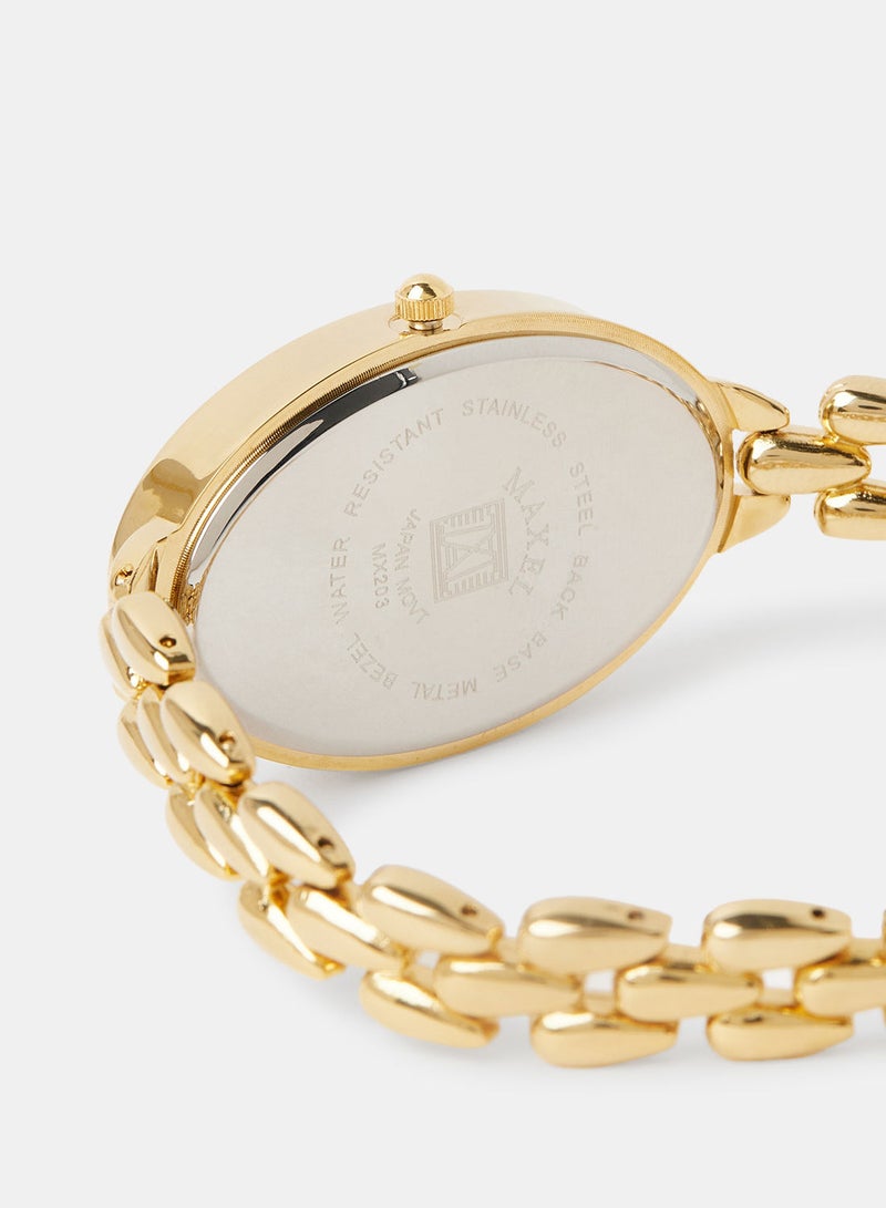 Maxel Women's Embellished Analog Wrist Watches MX51 - 28mm - Image 4