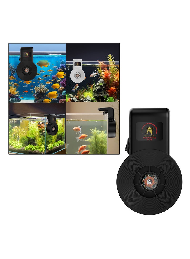 Generic USB Aquarium Cooling Fan with 2 Speeds – Water Temperature Control by Surface Evaporation for Open Tanks  - Image 2