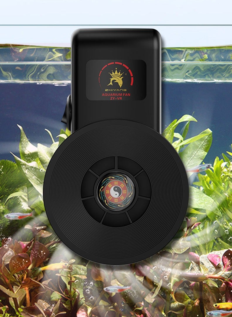 Generic USB Aquarium Cooling Fan with 2 Speeds – Water Temperature Control by Surface Evaporation for Open Tanks  - Image 4