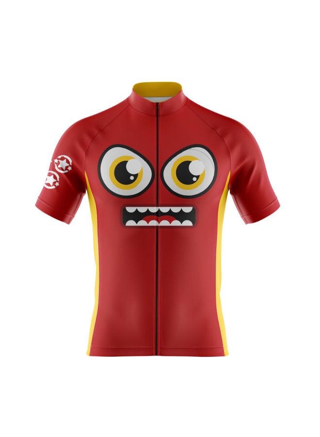 New Cartoon Cycling Clothes Bicycle Shirt Moisture Wicking Men's And Women's Summer Road Cycling Team Clothes