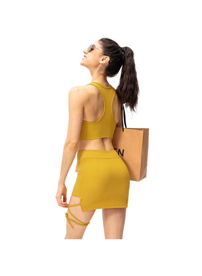 Women's Spring And Summer Tight Tennis Skirt Strap Running Casual Skirt Golf Fitness Skirt 22435 - Image 5