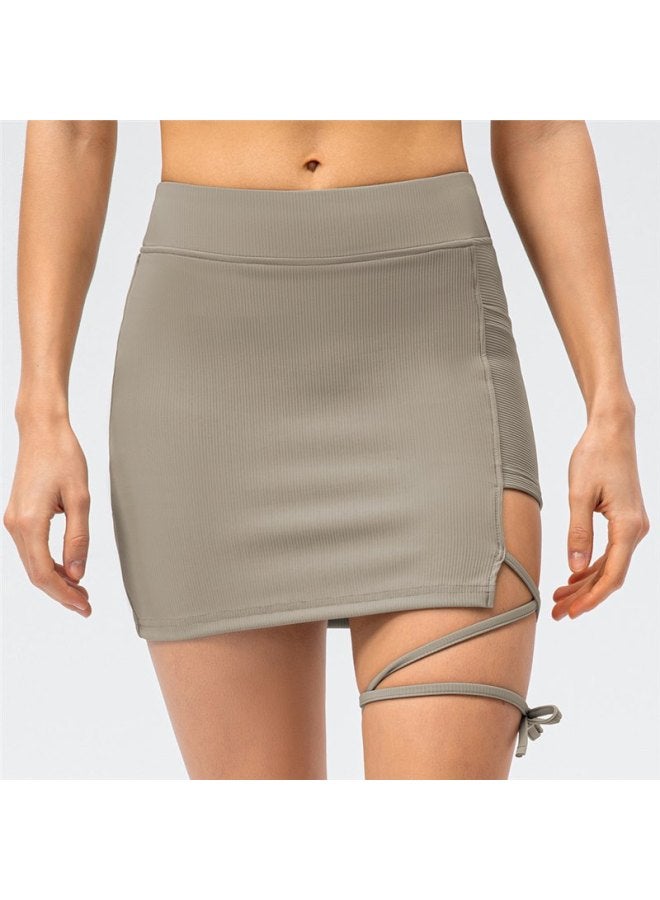 Women's Spring And Summer Tight Tennis Skirt Strap Running Casual Skirt Golf Fitness Skirt 22435 - Image 1
