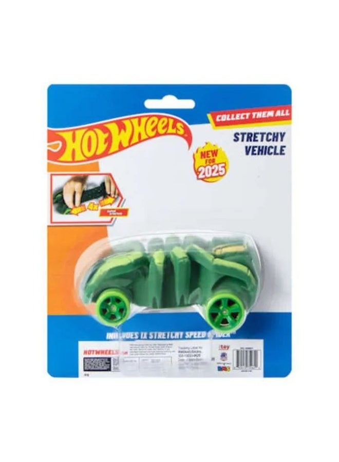 Hot Wheels Speed Spider Stretchy Vehicle Toy Car, Green - Image 2