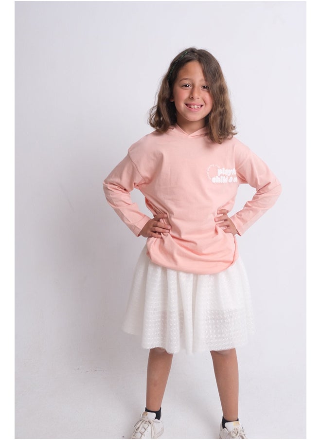 playmore White Dotted Ruffled Skirt  - Image 1