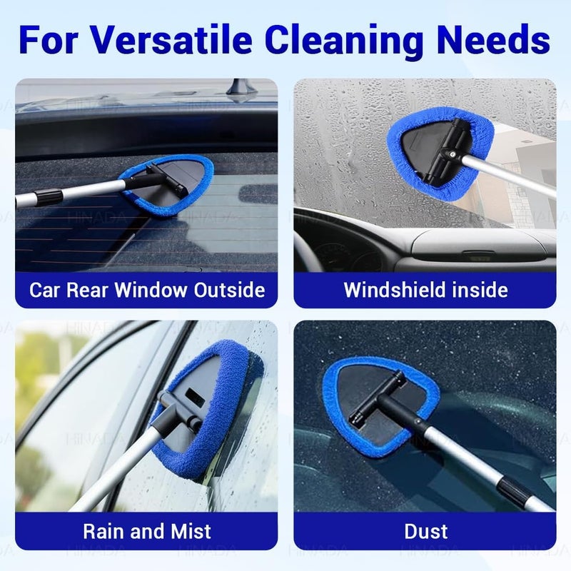 HiNADA 13 Piece Car Cleaning Brush Set - Windscreen Cleaner and Detailing Kit - Image 5