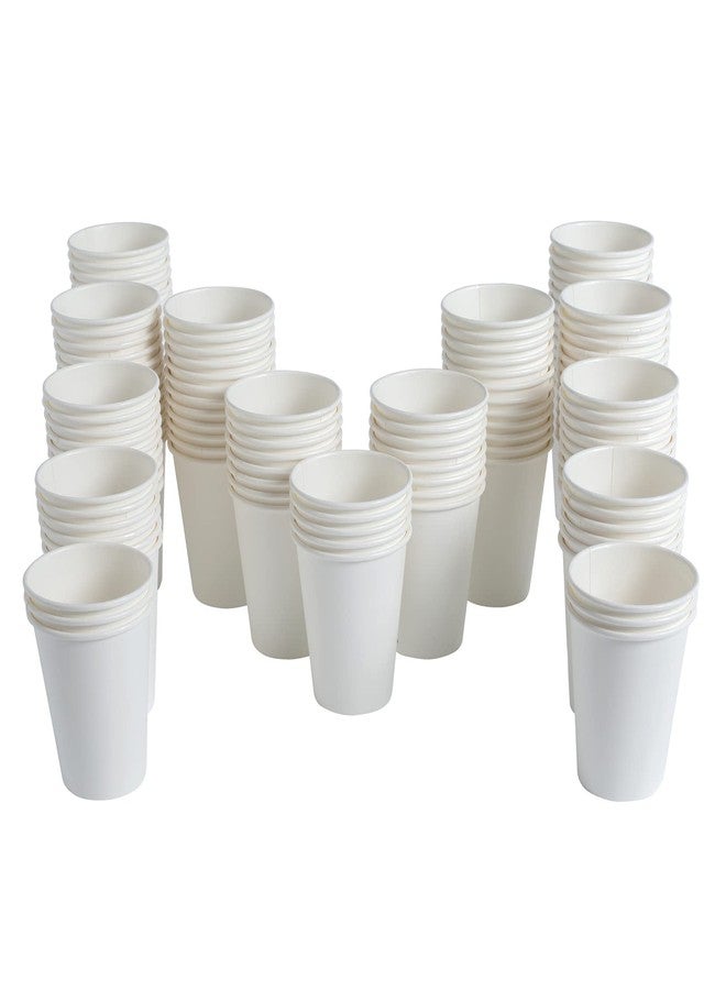 MayTree Compostable & Biodegradable Paper Cups 10 oz for Hot Water, Tea Holder, To Go and Cold Coffee Cup, 300 Pack - Image 1