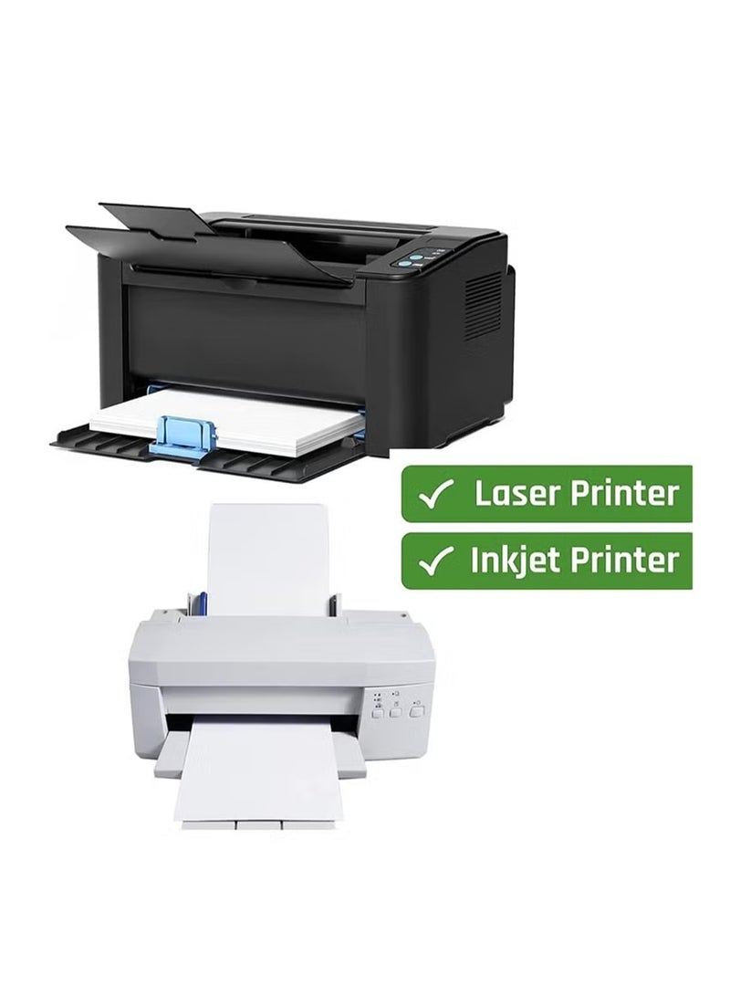 Zoro Premium Glossy Stickers with Strong Adhesive for Versatile Labeling with Laser Inkjet and More - Image 2