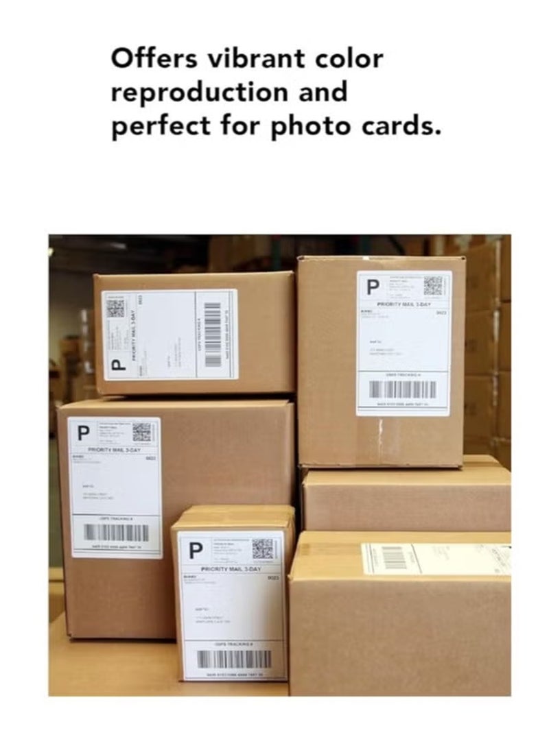 Zoro Premium Glossy Stickers with Strong Adhesive for Versatile Labeling with Laser Inkjet and More - Image 3